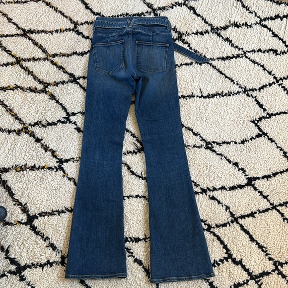 Veronica Beard super high rise belted flare leg jeans 26 GUC - Picture 3 of 6